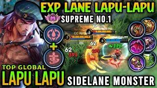 Supreme No.1 Lapu Lapu!! Top Global Lapu Lapu Best Build 2024 - Mobile Legends