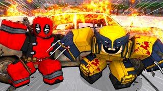 TROLLING as DEADPOOL & WOLVERINE in ROBLOX Heroes Battlegrounds (ft. @1STUD )