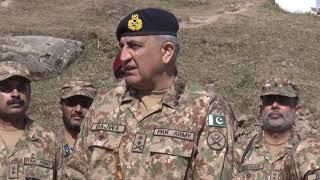 Press Release No 325/2018, COAS visited troops on LOC at Sarpir - 25 Oct 2018 (ISPR Official Video)