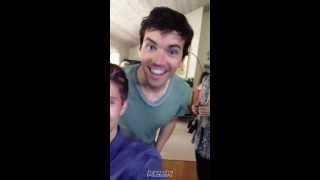 Ian Harding meets Keegan Allen's mom