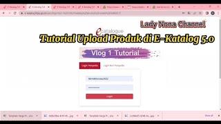 Cara  Penyedia Upload Produk di E katalog 5.0