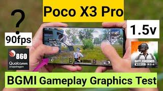 Poco X3 Pro BGMI 90fps Graphics gameplay support test snapdragon 860 official update 1.5.0