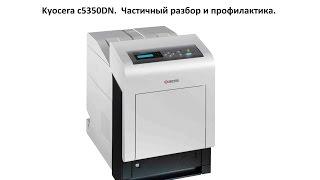 Kyocera c5350DN.  Частичный разбор и профилактика.