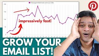 The Best Way To Grow Your Email List With Pinterest: It’s That Easy!