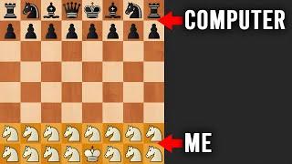 Can I defeat Stockfish 11 if I have KNIGHT army?