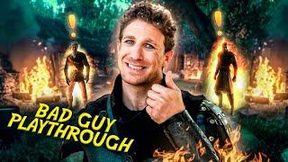 Regretting playing the bad guy