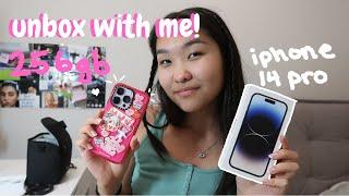 Iphone 14 pro unboxing | casetify case | aesthetic #iphone14pro #iphone14prounboxing