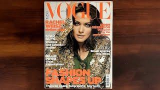 British Vogue April 2006 Rachel Weisz, Billie Piper | ASMR Magazine Flip Through