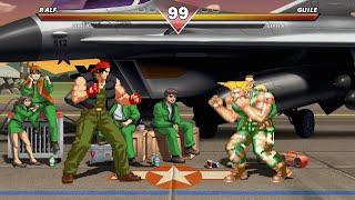 RALF VS GUILE - HIGH LEVEL INSANE FIGHT!