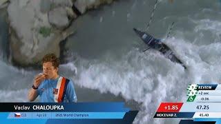 Vaclav Chaloupka, Czechia - Men's Canoe Semi-Final / 2024 ICF Canoe Slalom World Cup Ivrea Italy