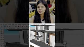 How to hide component when you are working in a group, Sketchup tricks #shorts #cad #viral