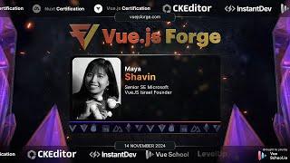 Vue.js Forge 2024: Maya Shavin - Smart Chat App with Vue, AI and Serverless Function Solution LIVE