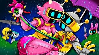 Pink Bot Steal Fun Bot's Heart?! | Incredibox Sprunki Animation