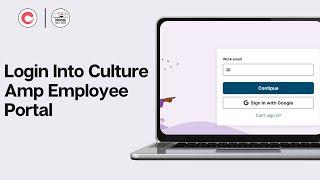 How To Login Into Culture Amp Employee Portal 2024 | Login To Culture Amp