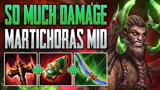 THE STRONGEST HUNTER! Martichoras Mid Gameplay (SMITE Ranked Conquest)