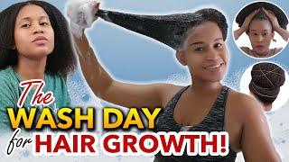 The Perfect Wash Day Routine For HAIR GROWTH!! SUPER DETAILED