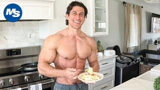 Full Day Of Eating - Fat Loss Contest Prep | 2566 Calories | Sadik Hadzovic