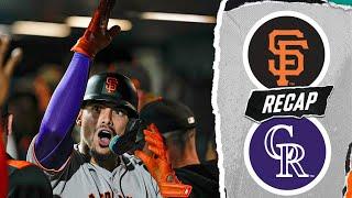 Giants vs. Rockies Game Highlights (6/10/25) | MLB Highlights