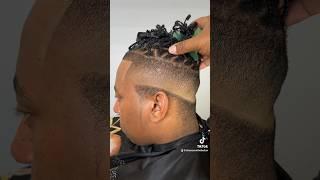 Fade Haircut w/ sideburns  #barber #hairline #menshaircut