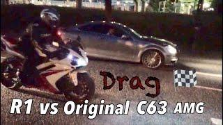 R1 vs Original C63 AMG road race!!!