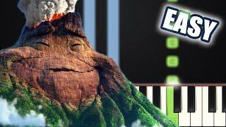 Lava - Pixar Short | EASY PIANO TUTORIAL + SHEET MUSIC by Betacustic