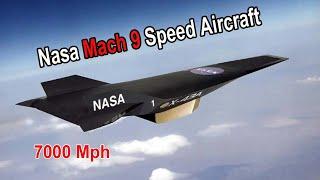 Nasa World Fastest Mach 9 Speed Scramjet - jet fighter in action