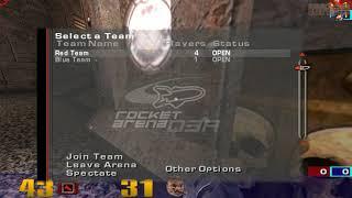 Quake 3 RA3: Clockwork vs Infinite - #1 Rank Ladder Match 2nd Map