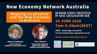 Mapping Localisation and the New Economy in Australia (3 Workshops)
