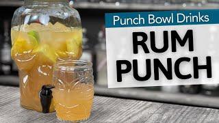 Punch Recipes for Parties | Steve the Barman Rum Punch Recipe