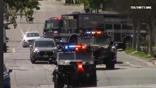 LAPD METRO SWAT ARMORED UNITS RESPONDING CODE 3