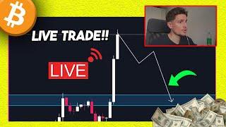 LIVE CPI REPORT BITCOIN TRADING *new short position*