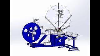 Industrial Tubeformer Stangroup. Spiral duct machinery.