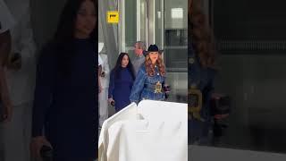 JAY-Z, BEYONCE & TINA KNOWLES SPOTTED WALKING INSIDE LOUIS VUITTON IN PARIS 