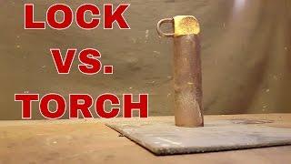 HOW TO OPEN A LOCK WITHOUT A KEY - TORCH IT