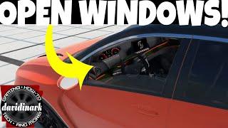 BeamNG Drive Mods: Openable Windows! Plus how to install and operate the windows!