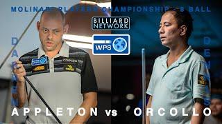 BEST 8 BALL Matches!....Dennis ORCOLLO vs Darren APPLETON | World Pool SERIES - Molinari Players