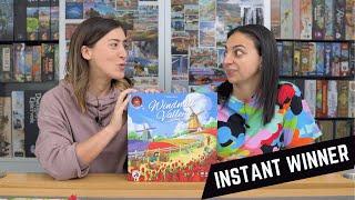 Windmill Valley is just SO EASY TO LIKE! Charmed from the first game | Board Game Review