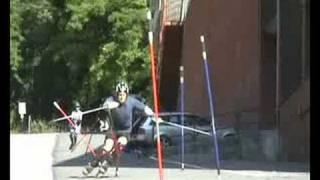 Inline Alpin Slalom Training