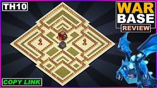 NEW! TH10 War Base 2022 | COC Town Hall 10 (TH10) War Base COPY LINK - Clash of Clans