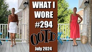 What I Wore #294 |  OOTD & What I Kept From Boxes | July 2024