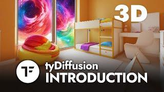 TyFlow -  tyDiffusion / Unleashing AI Power in 3ds Max (Free Plugin)