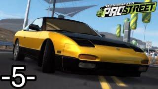 Customizing 240sx for drifting | Need For Speed ProStreet (5) | No commentary gameplay