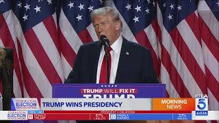 Trump elected 47th president in political comeback