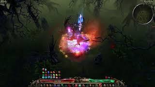 Grim Dawn 1.1.9.2 - Lightning Eye of Reckoning Templar VS Ravager of Flesh