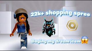 ROBLOX 22K+ SHOPPING SPREE | BUYING KORBLOX!