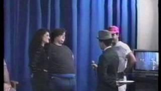 Pro Wrestling Weekly Segment with Ron Niemi, Haystacks Calhoun Jr., and Tommy Starr involving a pie