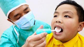 Going To The Dentist Song | Alex Pretend Play Sing-Along to Nursery Rhymes Kids Songs