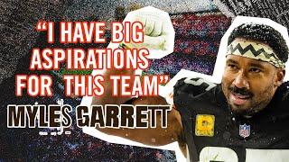 Myles Garrett: "I have big aspirations for this team" | Press Conference