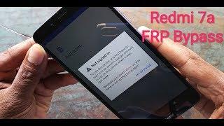 Redmi 7a/6a frp bypass easily