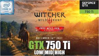 Witcher 3 Wild Hunt || All Settings Tested GTX 750Ti FPS TEST